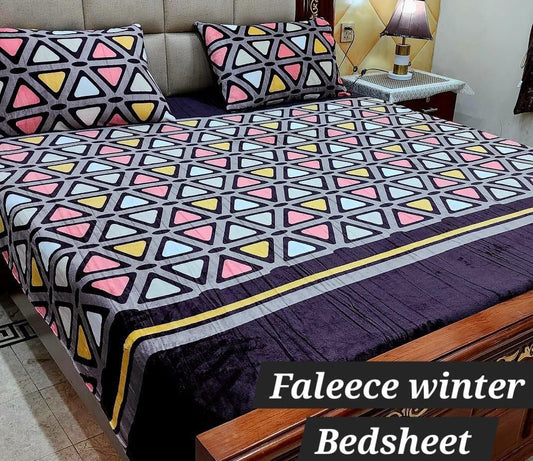 3PCS FLEES BEDSHEET( multi box )
